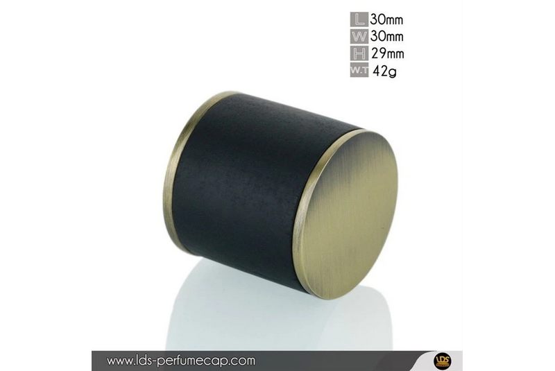 Luxury Metal Wooden Perfume Lid (2)