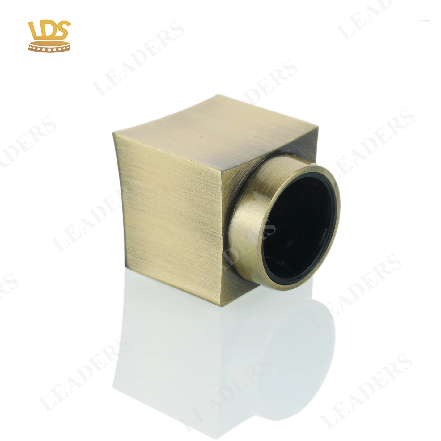 Brushed gold zinc alloy cap