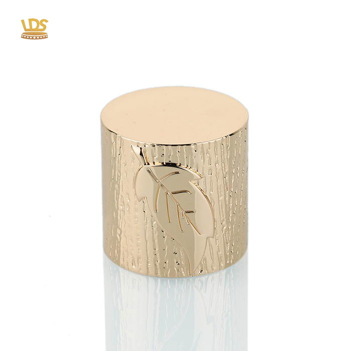 Custom Gold Zamac Fragrance Bottle Cap