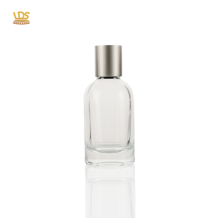 High-end perfume bottle with lid