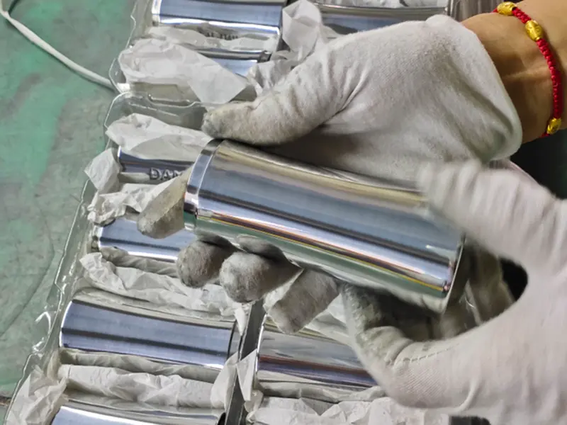 Inspect polishing parts