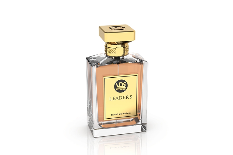 Luxury Glass Vessel with Gem-Adorned Metal Cap