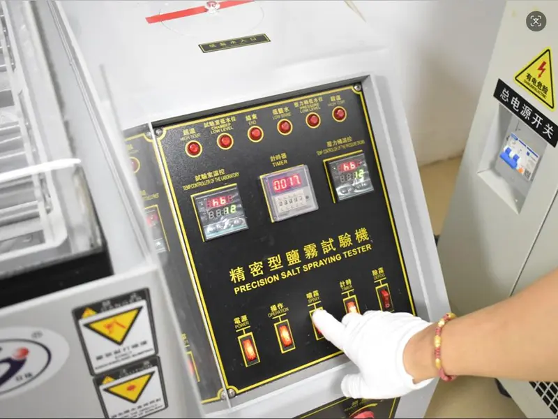 Salt spray test