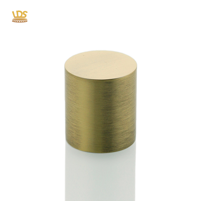 brushed Cylindrical Shape Zamak Perfume lid