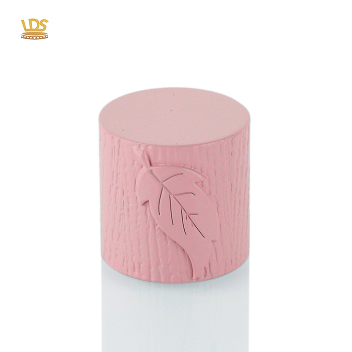 Wood Grain Gold Zamac Perfume Bottle Cap