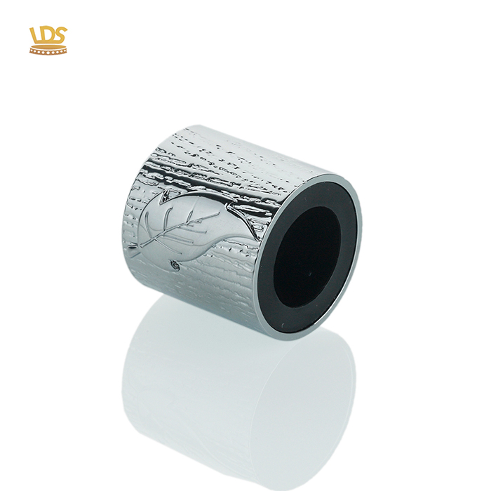 Premium Wood Grain Zamac Fragrance Bottle Cap