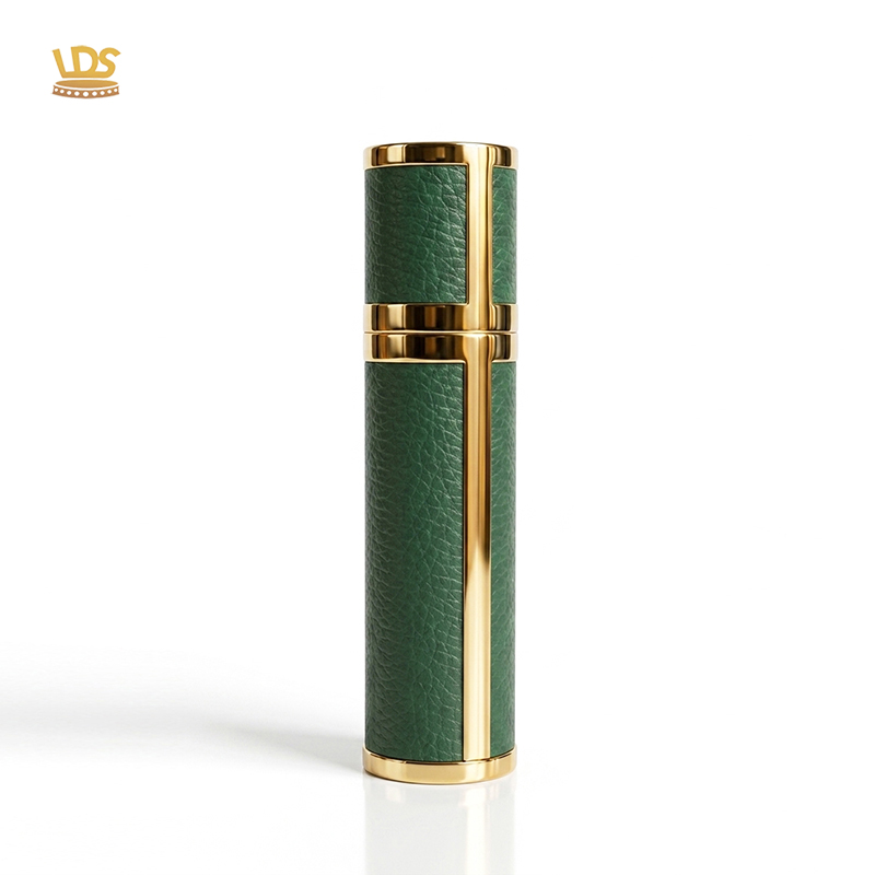 zamak gold metal decoration PERFUME TRAVEL SPRAY-leaders