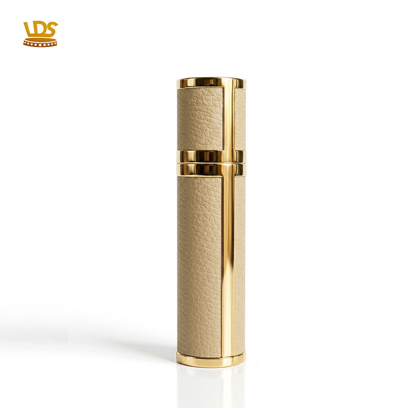 travel perfume bottle-luxury leather wrapped-leaders