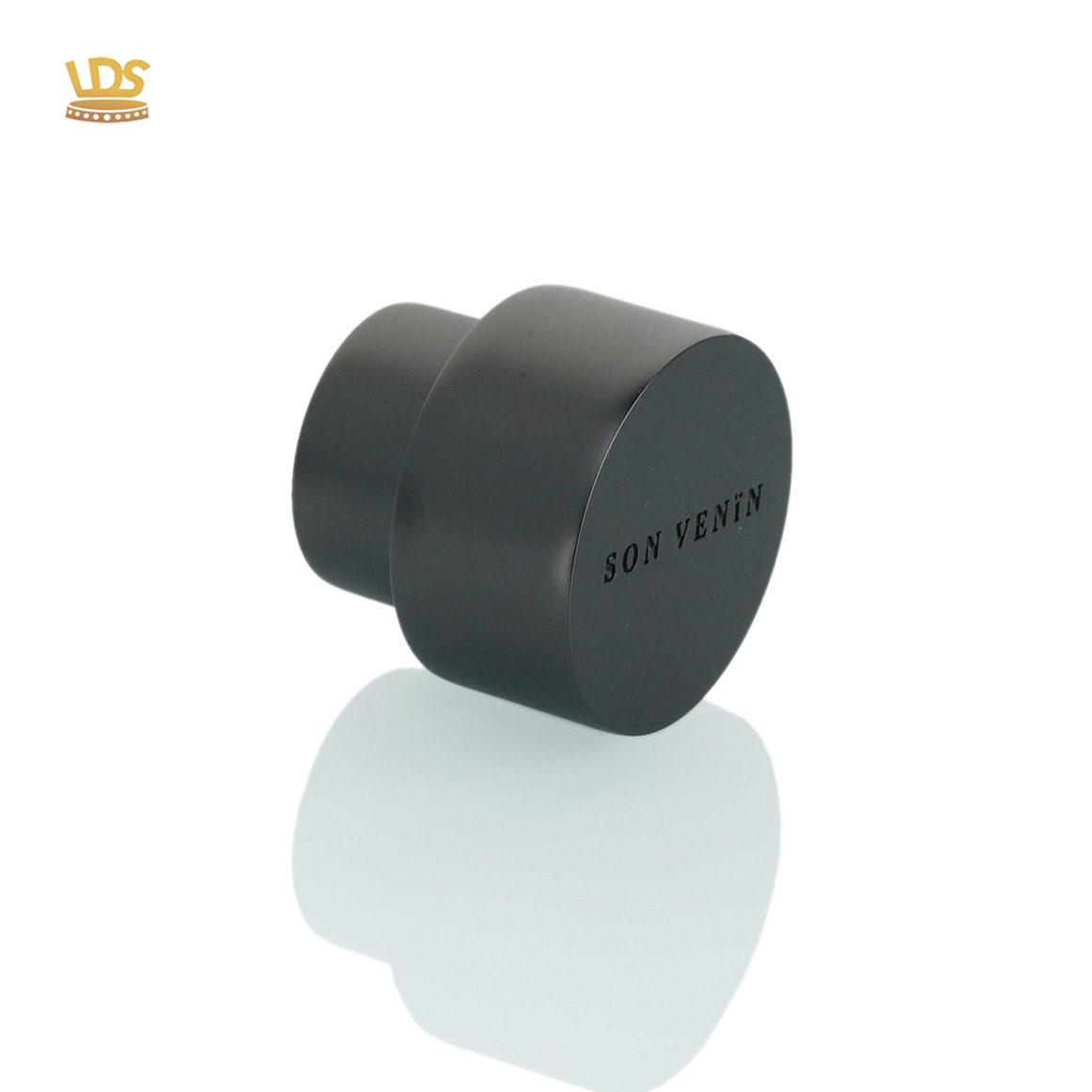 zamac perfume lid-matte black customized-leaders