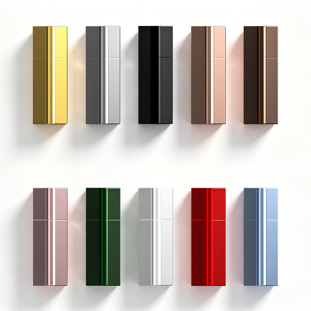 Premium 8ml rhombus magnetic travel spray atomizers designed for high-end fragrance brands