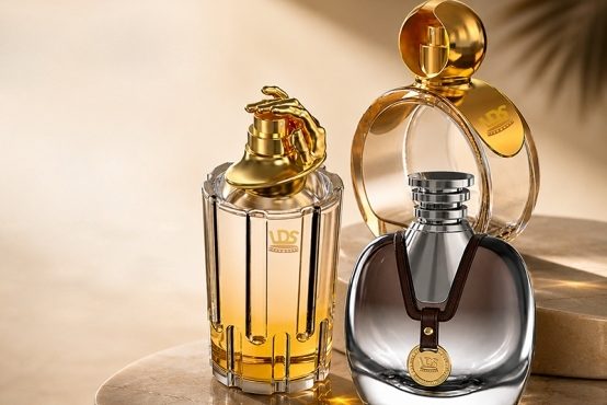 A unique perfume bottle design helps close this gap