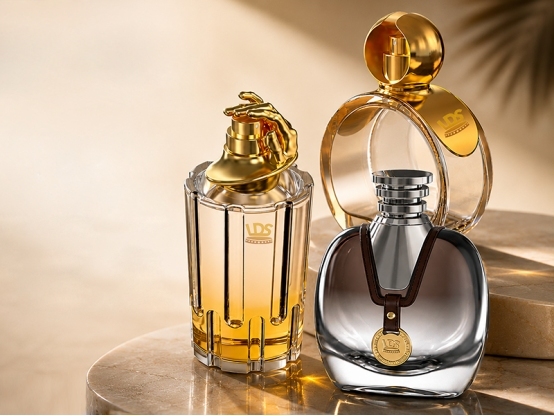 A unique perfume bottle design helps close this gap