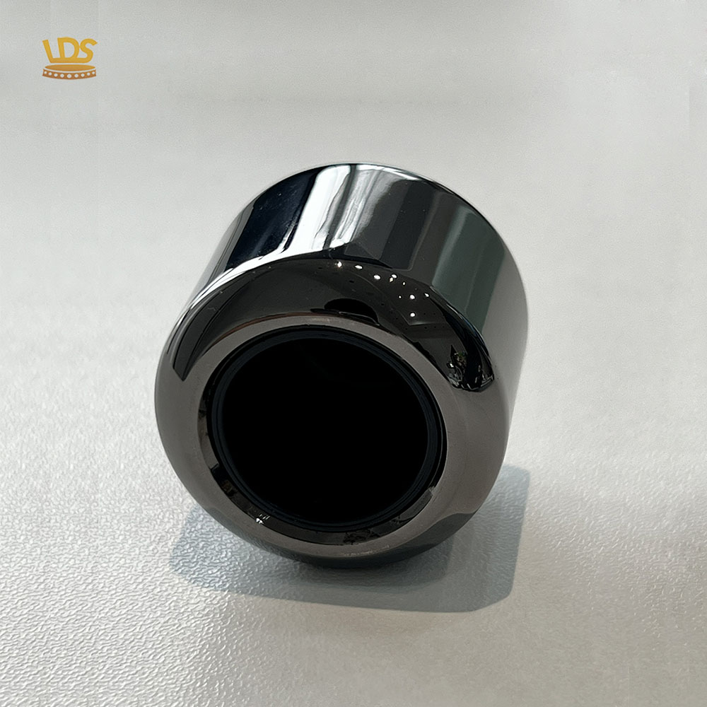 Zamac cylindrical perfume bottle cap